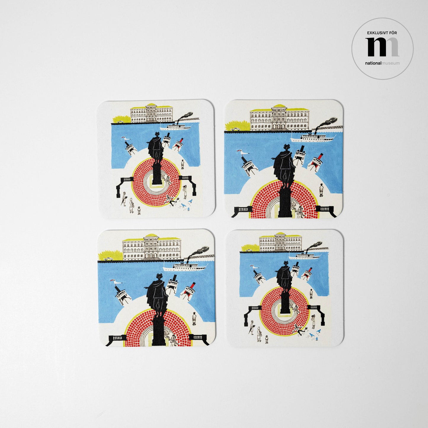 Coasters | Olle Eksell x Nationalmuseum