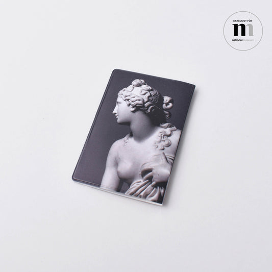 korthållare med Sergels skulptur Venus från Nationalmuseums samlingar