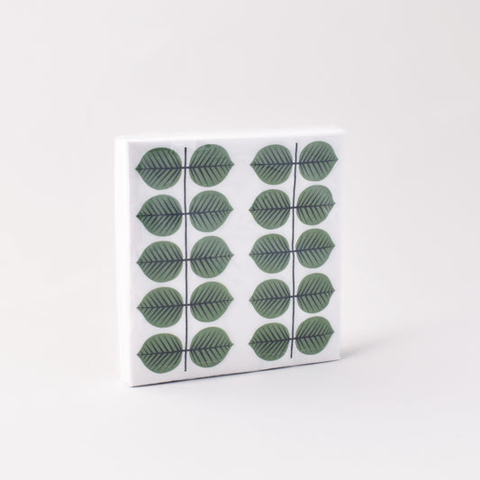 Servetter med Stig Lindbergs mönster Berså från Gustavsberg