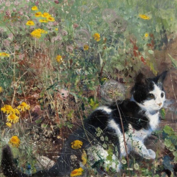 svartvitt fotografi av konstnären bruno liljefors