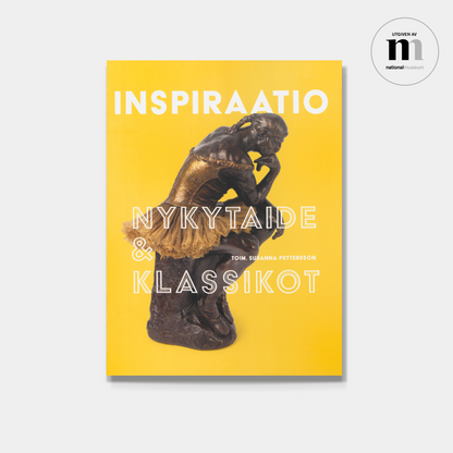 omslag till utställningskatalog på finska utgiven av Nationalmuseum