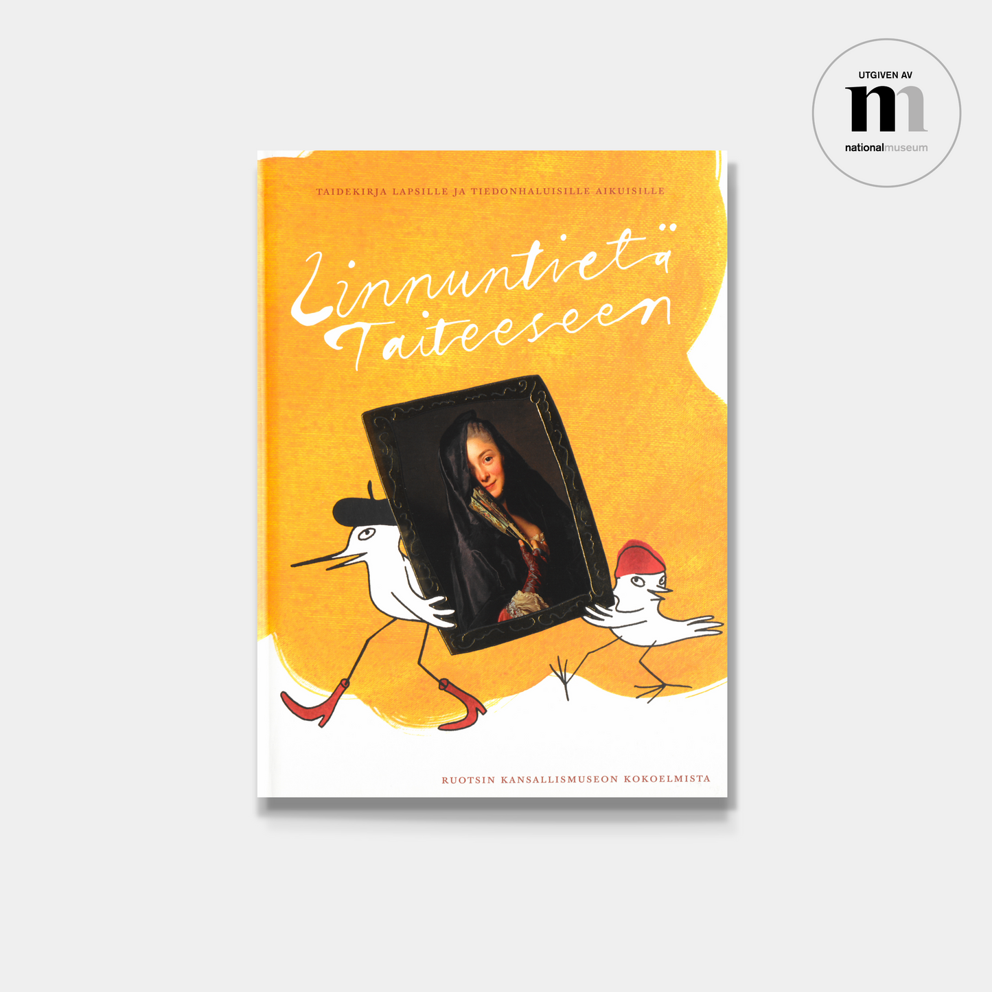 omslag till barnvoken pippi på konst på finska