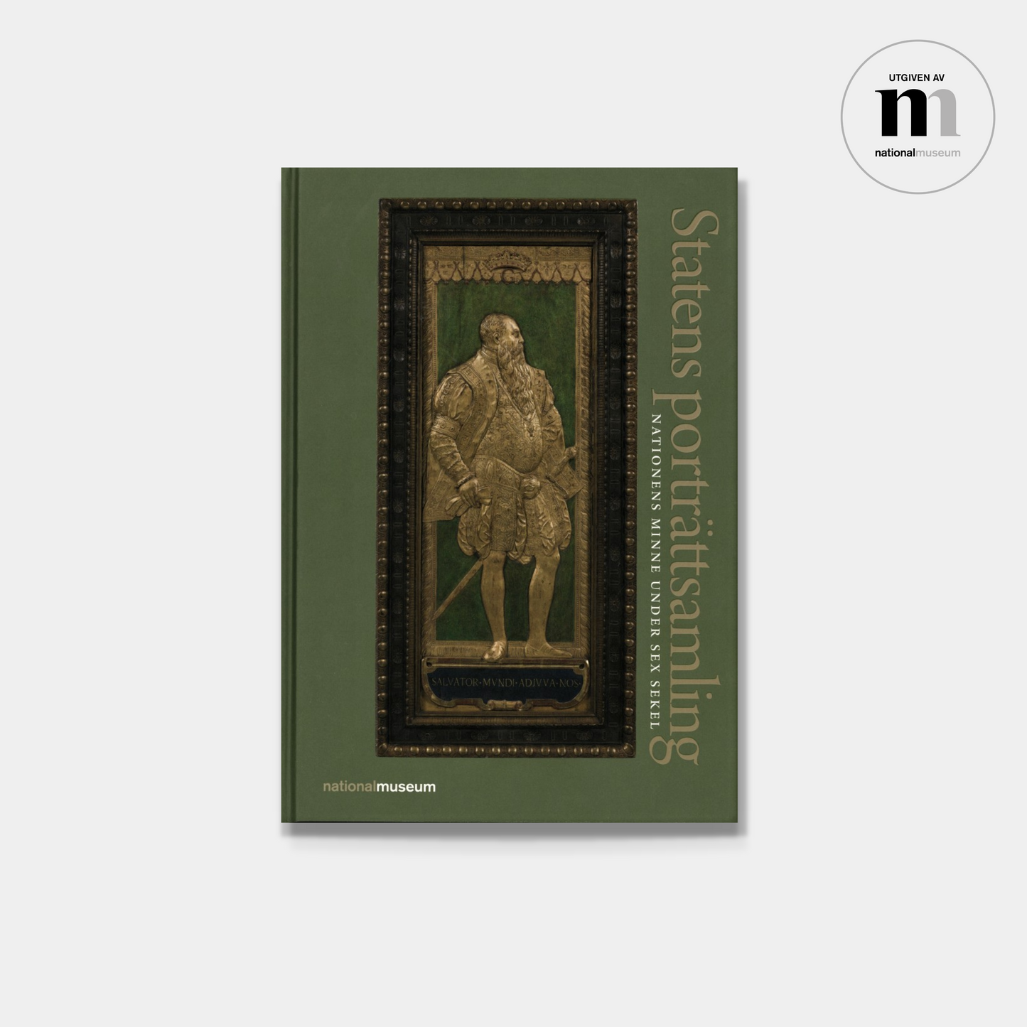 omslag till konstboken Statens porträttsamling utgiven av Nationalmuseum