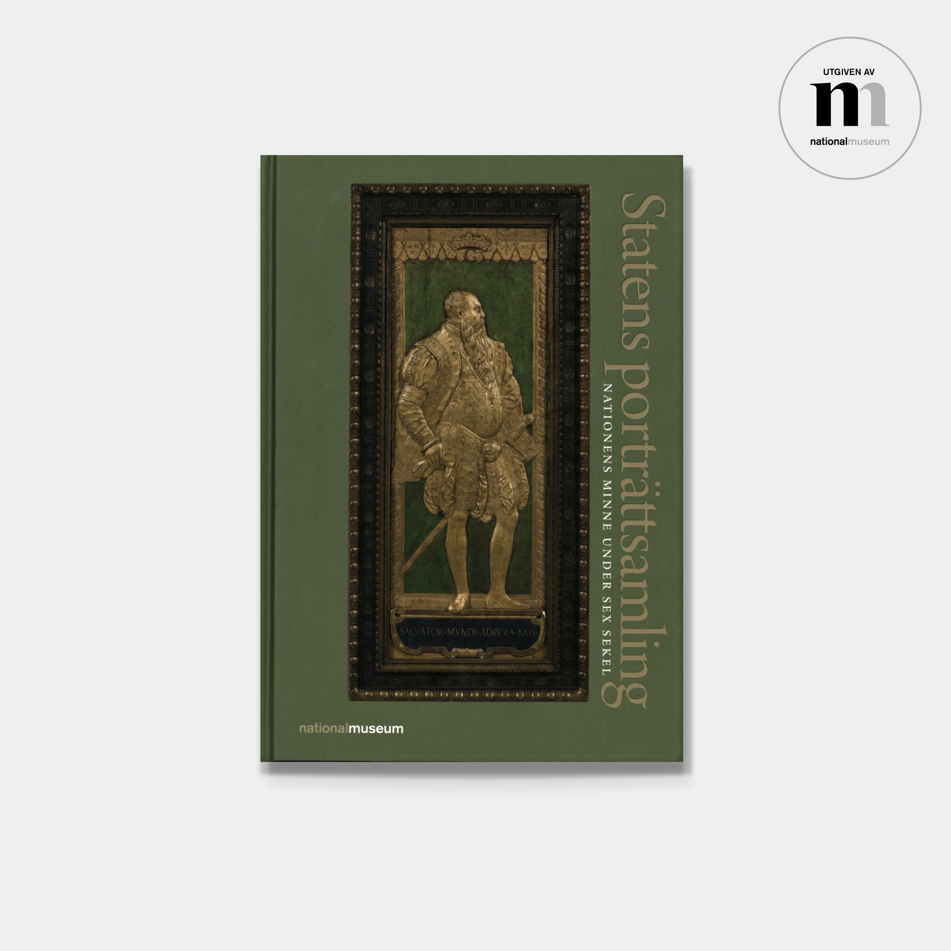 omslag till konstboken Statens porträttsamling utgiven av Nationalmuseum