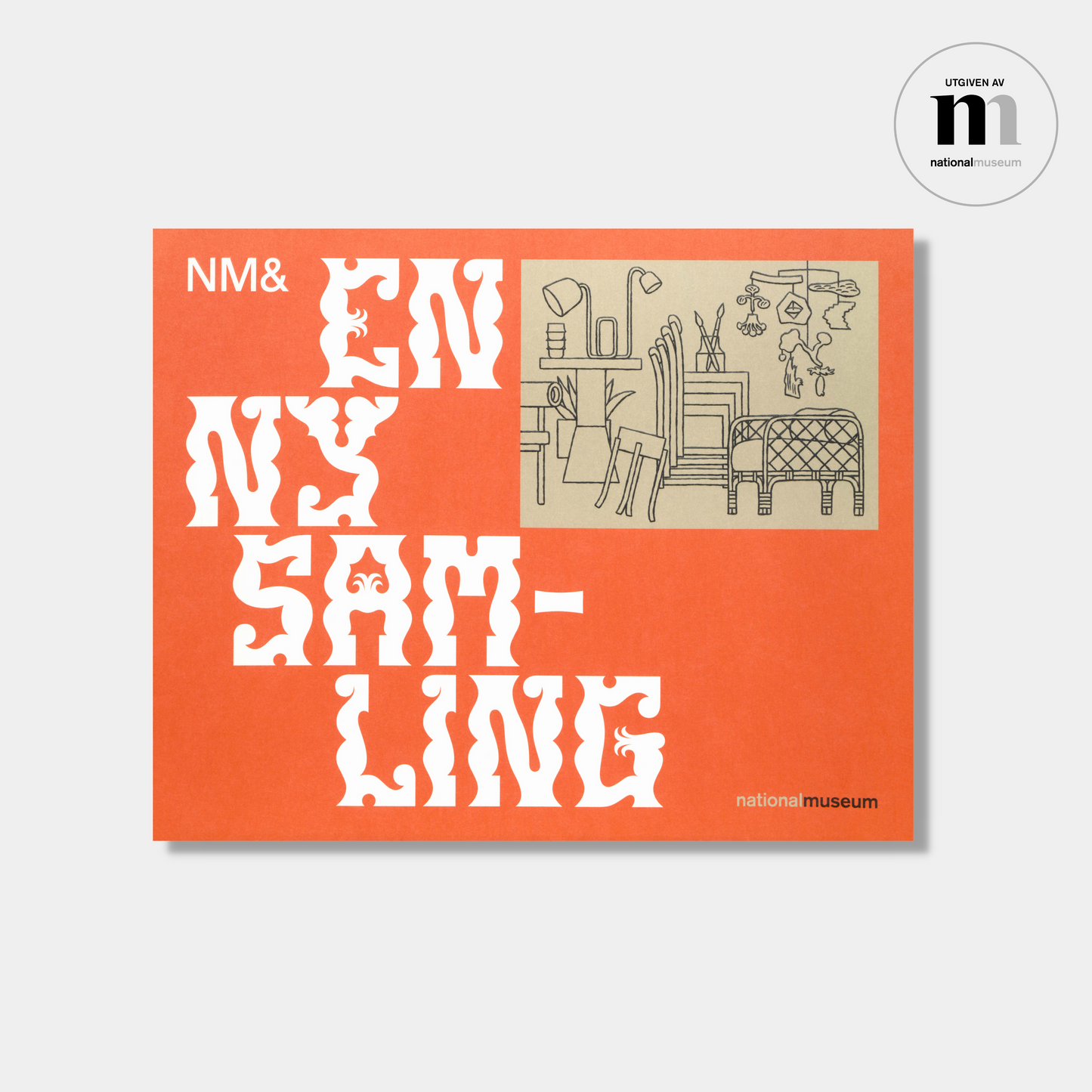 omslag till boken NM&- en ny samling utgiven av nationalmuseum