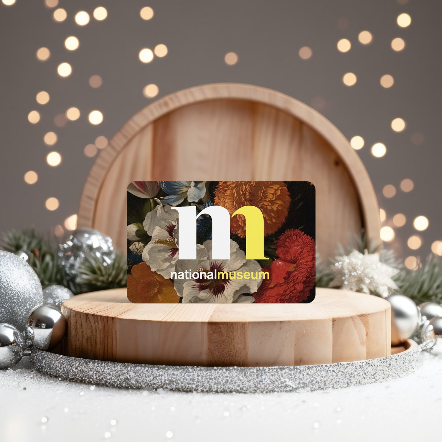 säsongskort för nationalmuseum i julmiljö