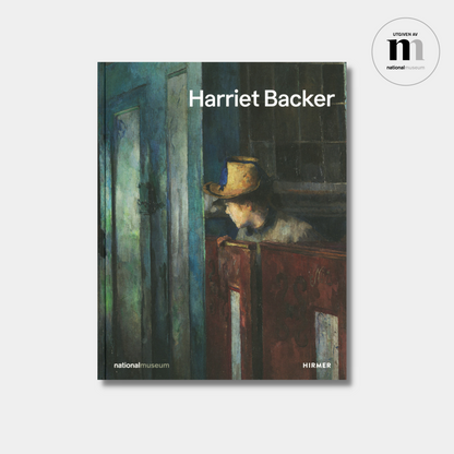omslag till utställningskatalog om harriet backer utgiven av nationalmuseum