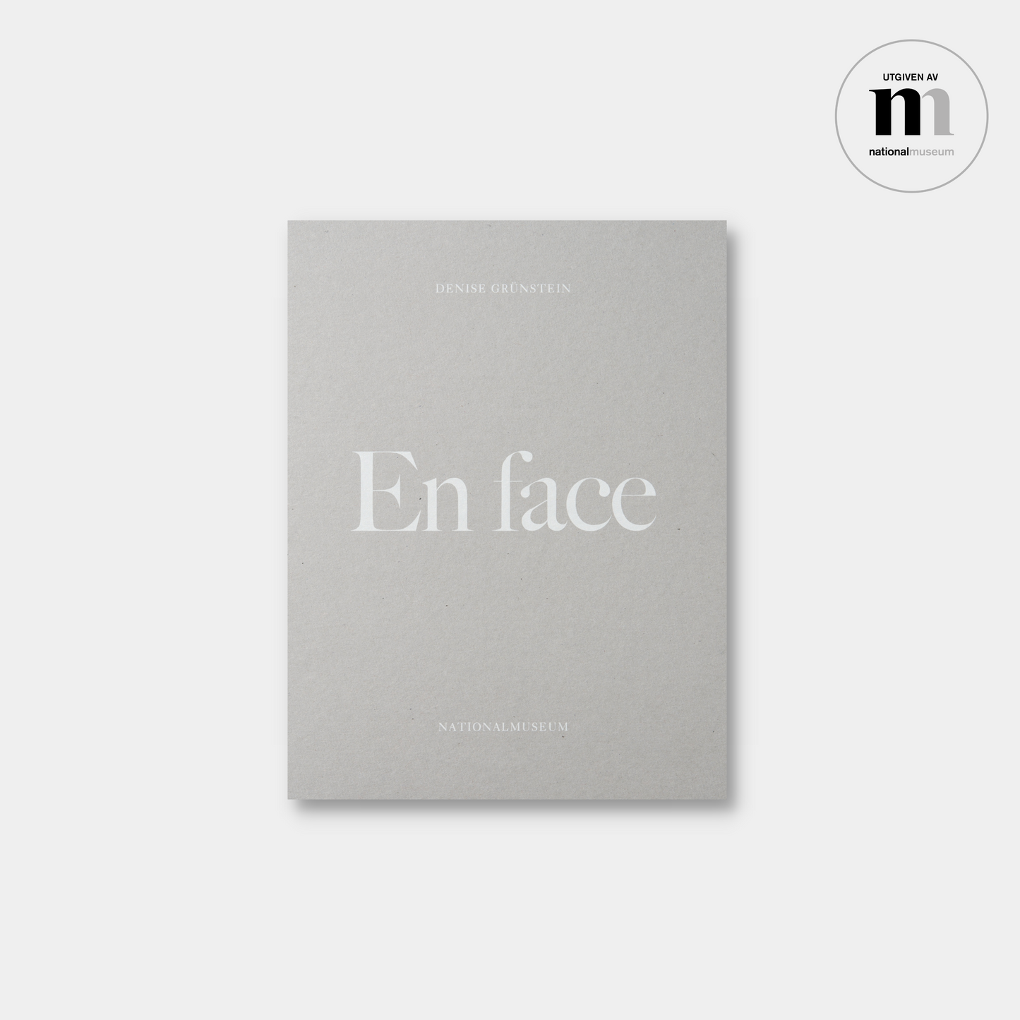 omslag till fotobok om denise grunstein utgiven av Nationalmuseum