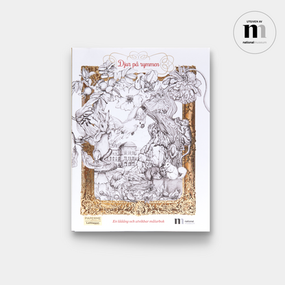 framsida till målarbok utgiven av Nationalmuseum