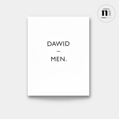 omslag till utställningskatalogen dawid-men utgiven av nationalmuseum