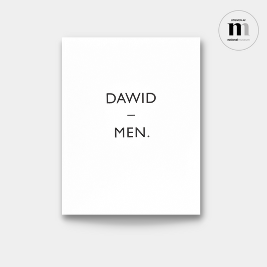 omslag till utställningskatalogen dawid-men utgiven av nationalmuseum