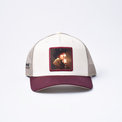 keps med målningen Le silance från Nationalmuseum