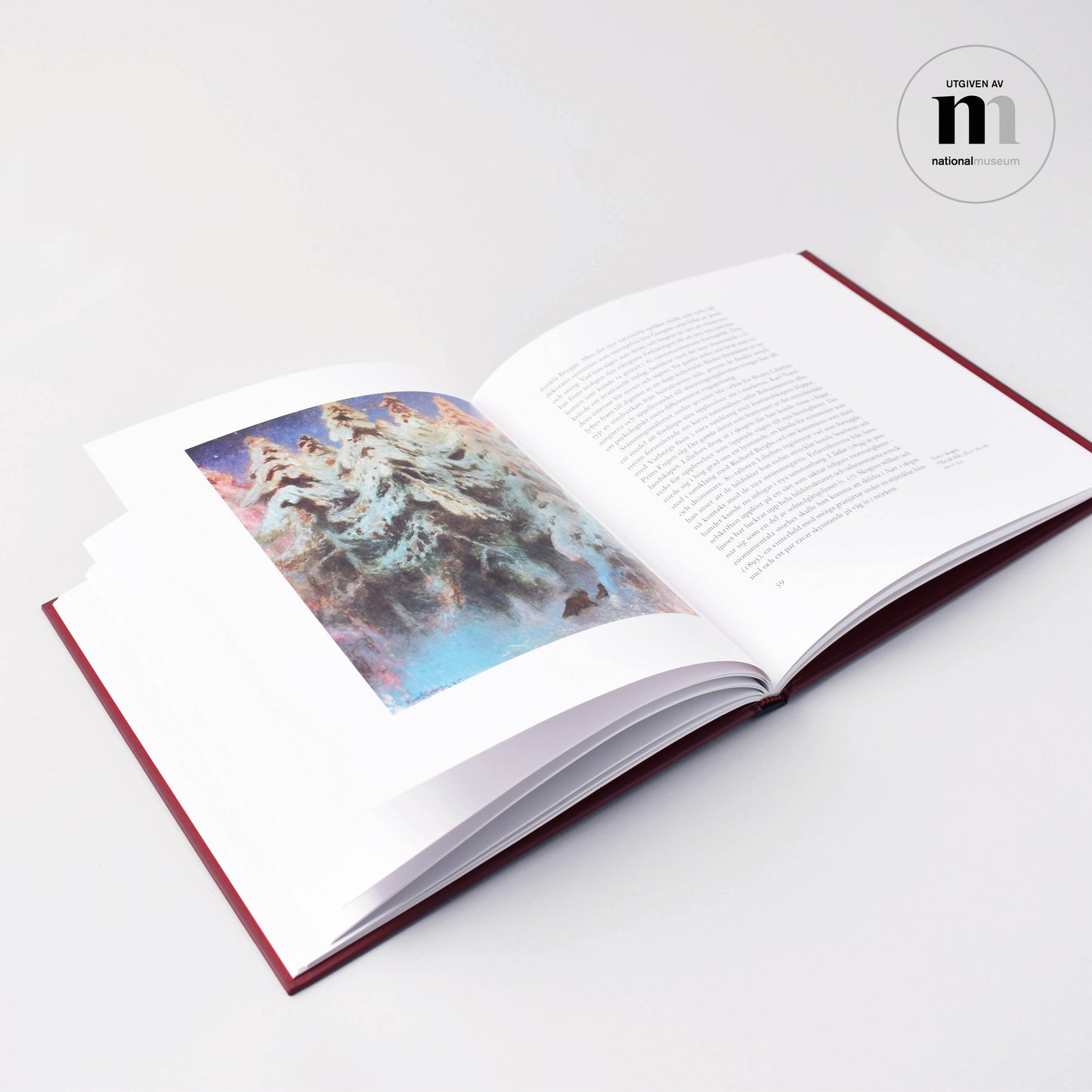 Insida i konstbok om Liljefors från Nationalmuseum