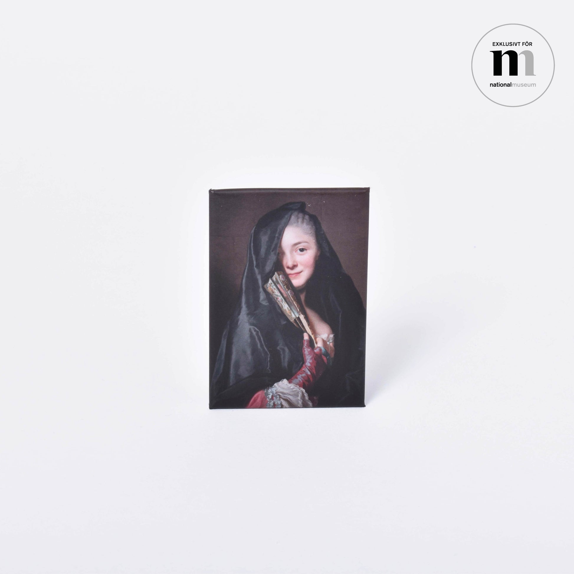 MAgnet för kylskåp med damen i slöjan från NAtionalmuseum