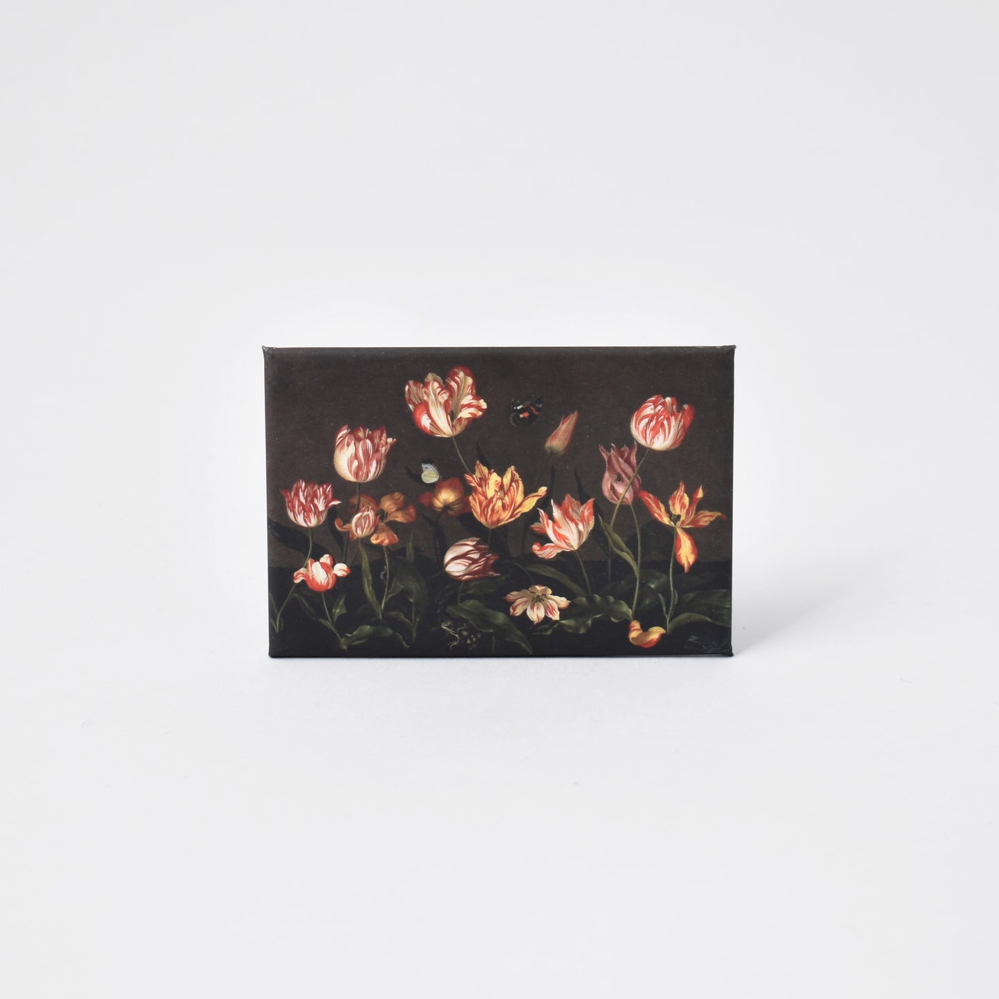 rektangulär kylskåpsmagnet med tulpaner från Nationalmuseum