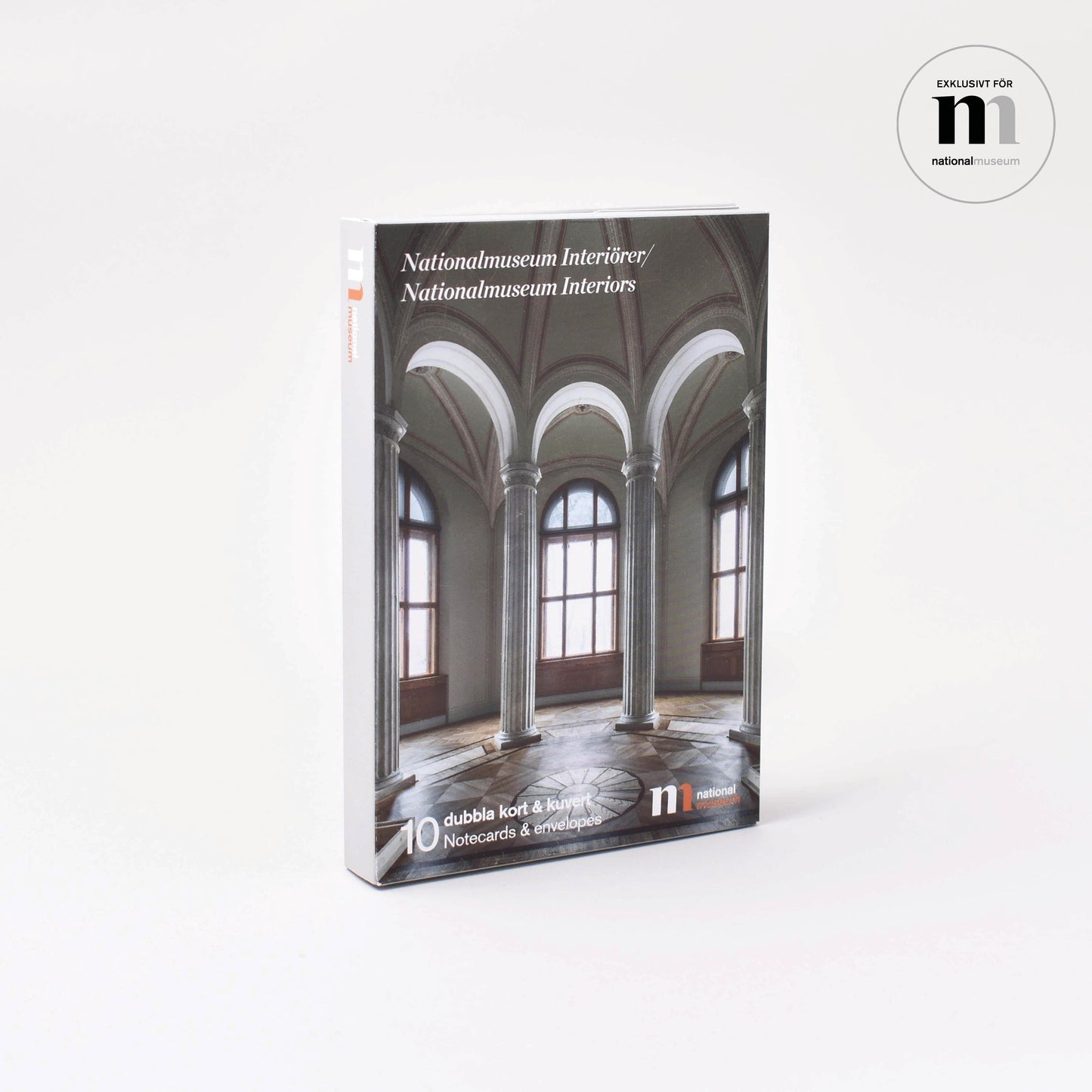 mapp med konstkort och kuvert och fotografier av Bruno Ehrs från Nationalmuseum