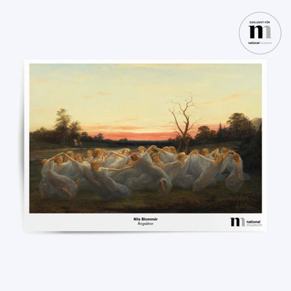 poster med målning av älvor från Nationalmuseum