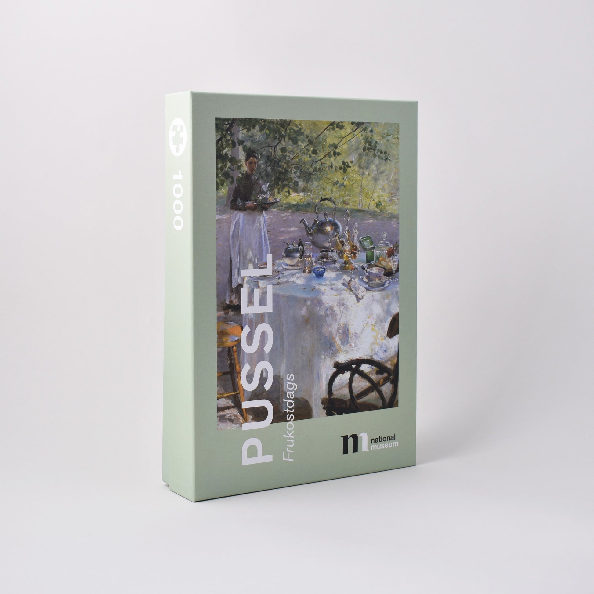 pussel med 1000 bitar av målningen frukostdags från Nationalmuseum