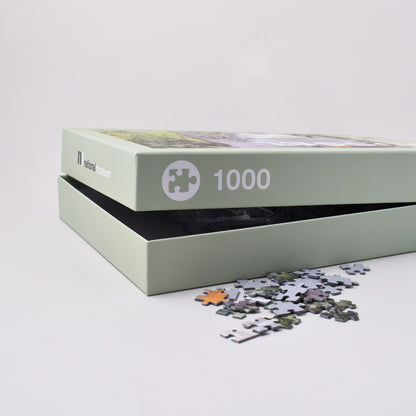 snygg låda för pussel med 1000 bitar med motivet frukostdags från Nationalmuseum