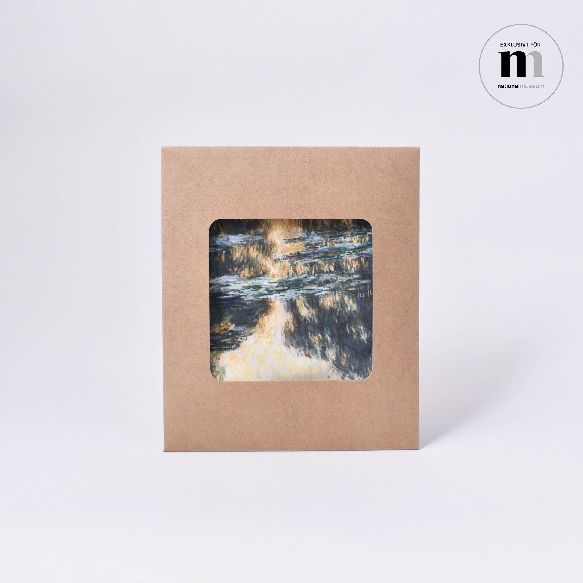 Putsduk för glasögon med Claude Monets Näckrosor från Nationalmuseum