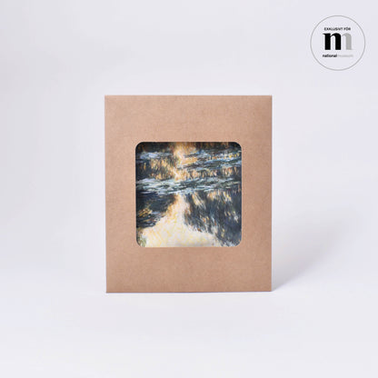 Putsduk för glasögon med Claude Monets Näckrosor från Nationalmuseum