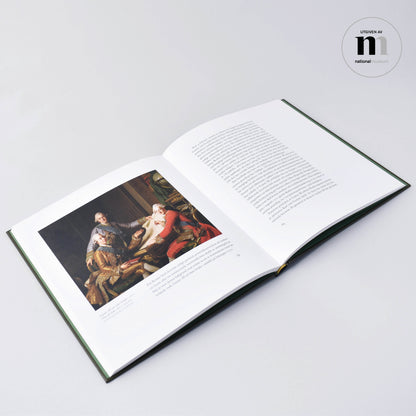 öppen bok om Roslin från Nationalmuseum