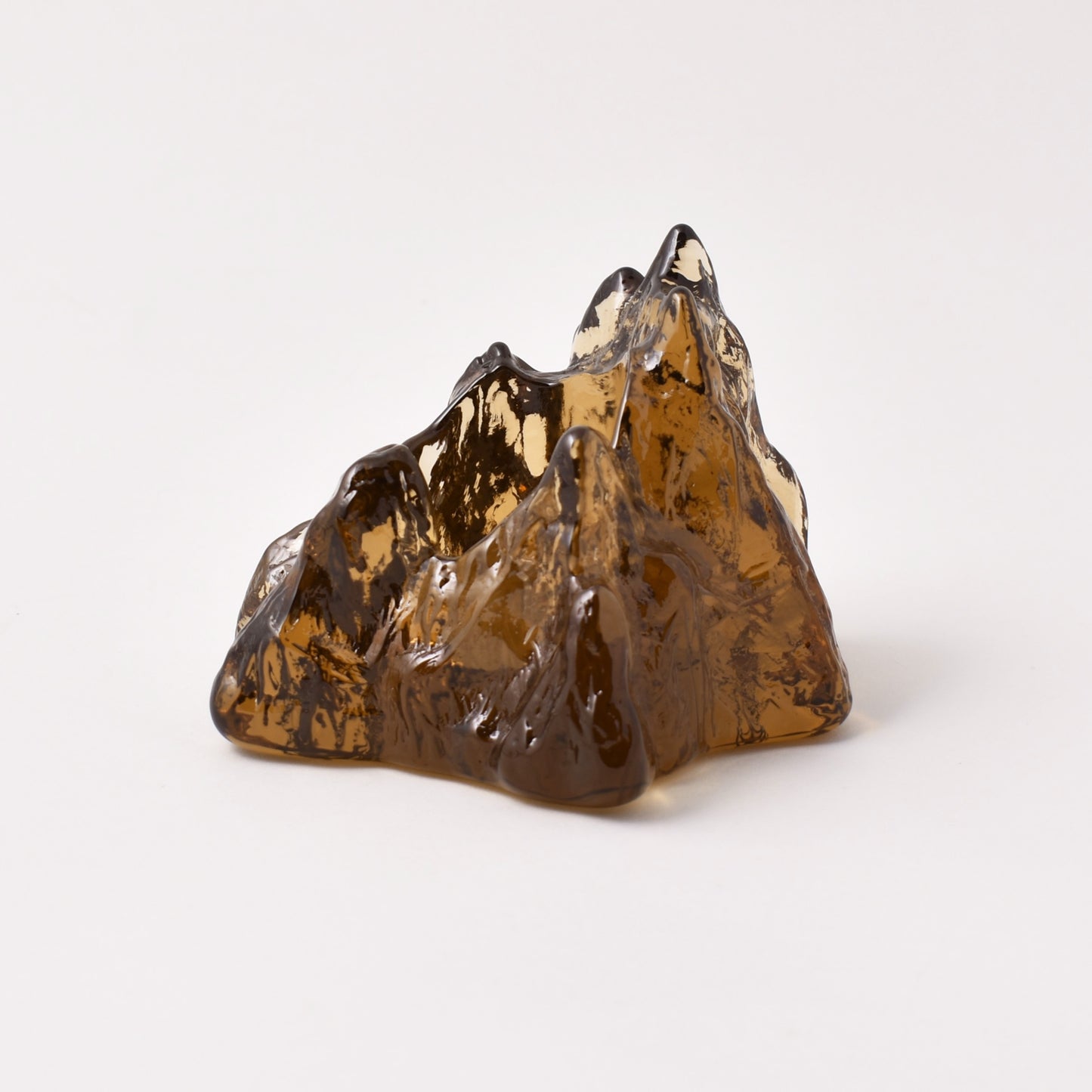 Ljuslyktan The rock i bronsfärg från Kosta Boda