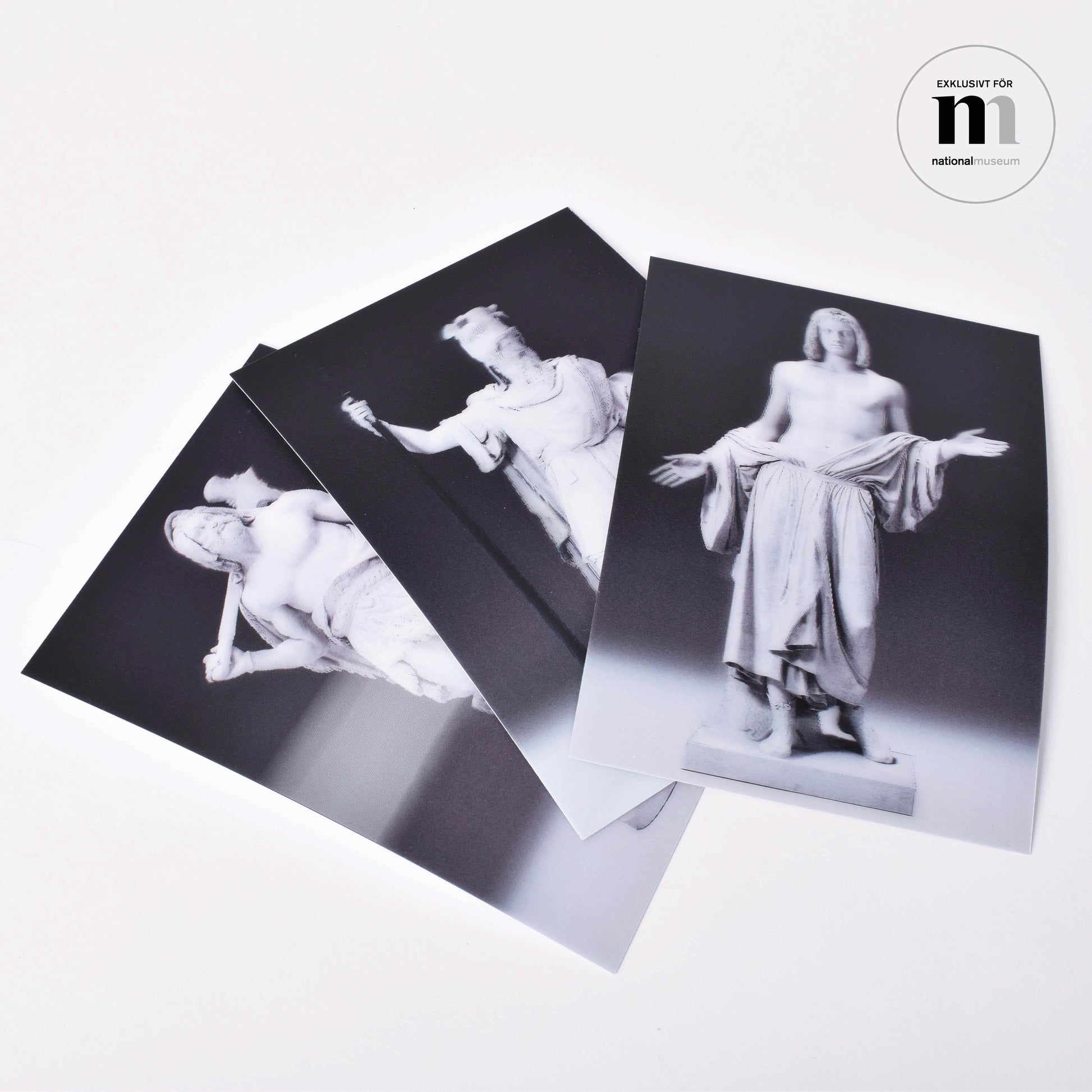 animerat vykort med asagudar från Nationalmuseum