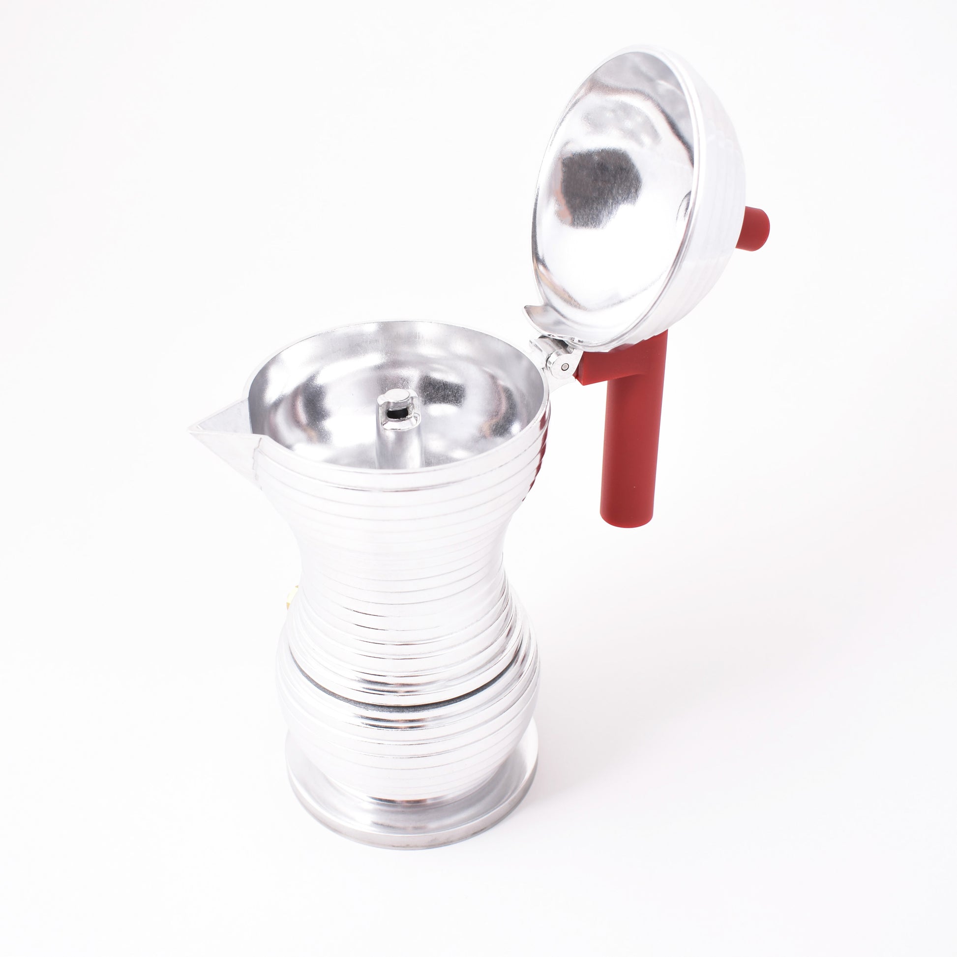 Insida av espressobryggaren Pulcina från Alessi