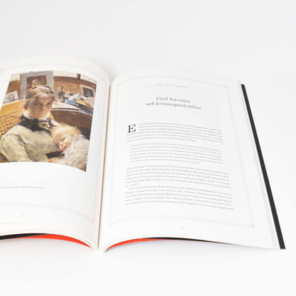 Carl Larssons porträtt "ateljéidyll" från boken carl larsson, vänner och ovänner