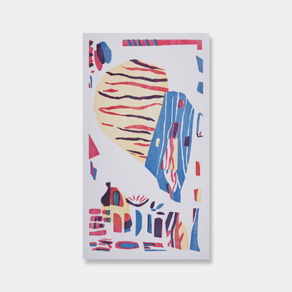 Abstrakt grafiskt blad av Marie Dahlstrand från Nationalmuseums kollektion NM&