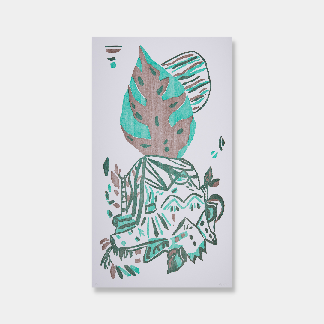 Abstrakt grafiskt blad av Marie Dahlstrand från Nationalmuseums kollektion NM&