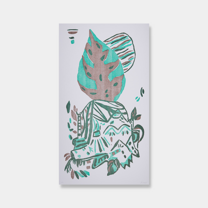 Abstrakt grafiskt blad av Marie Dahlstrand från Nationalmuseums kollektion NM&