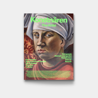 utställningskatalogen konstnären med porträtt på omslaget 