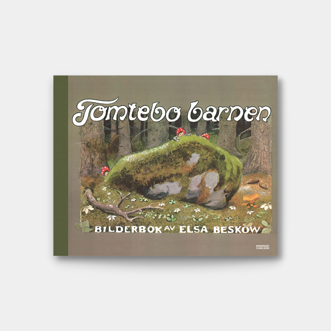 boken tomtebobarnen av elsa beskow, utgiven av bonnier carlsen