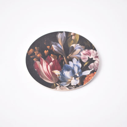 Coaster med blommigt motiv från NAtionalmuseum