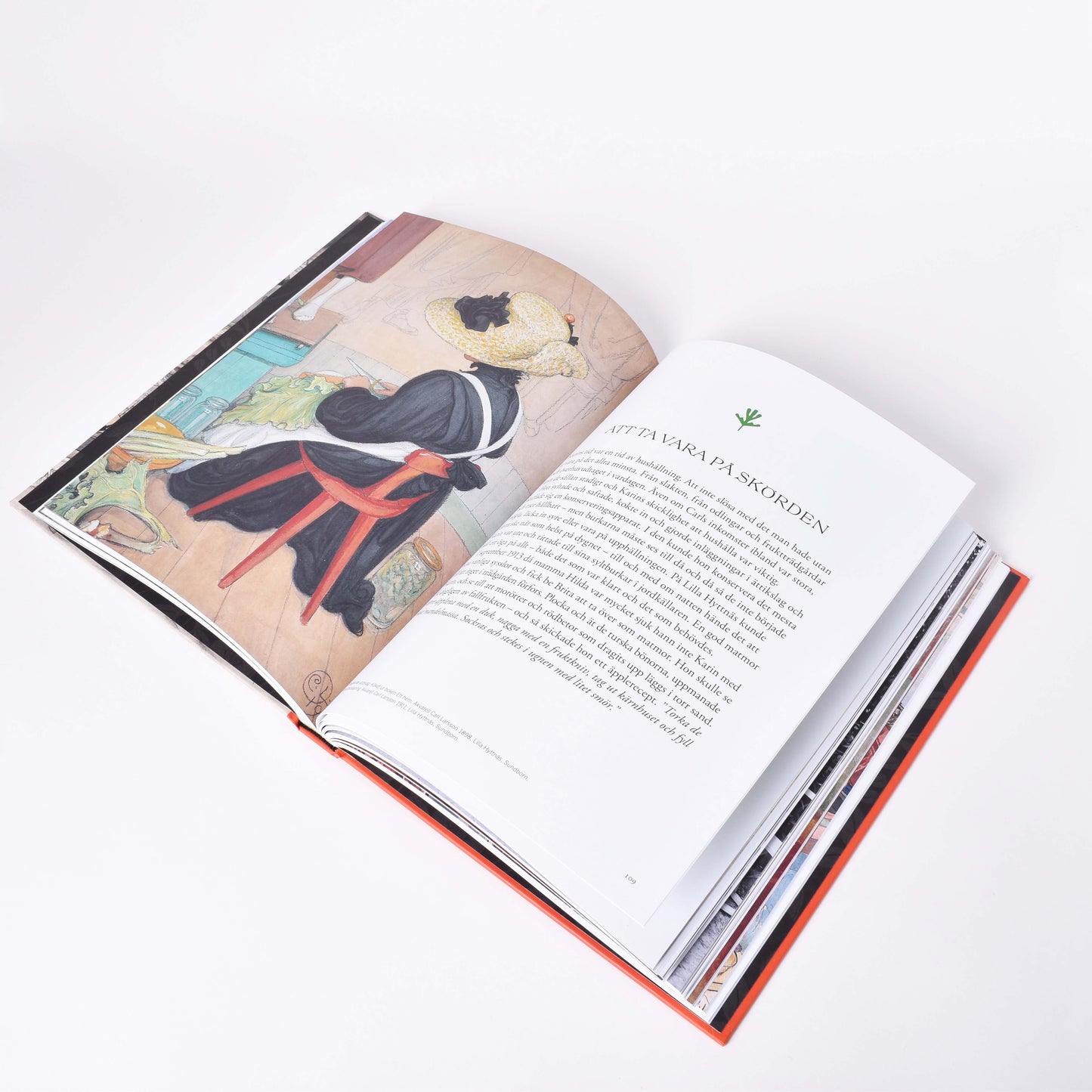 en matbok-ta hand om skörden-uppslag