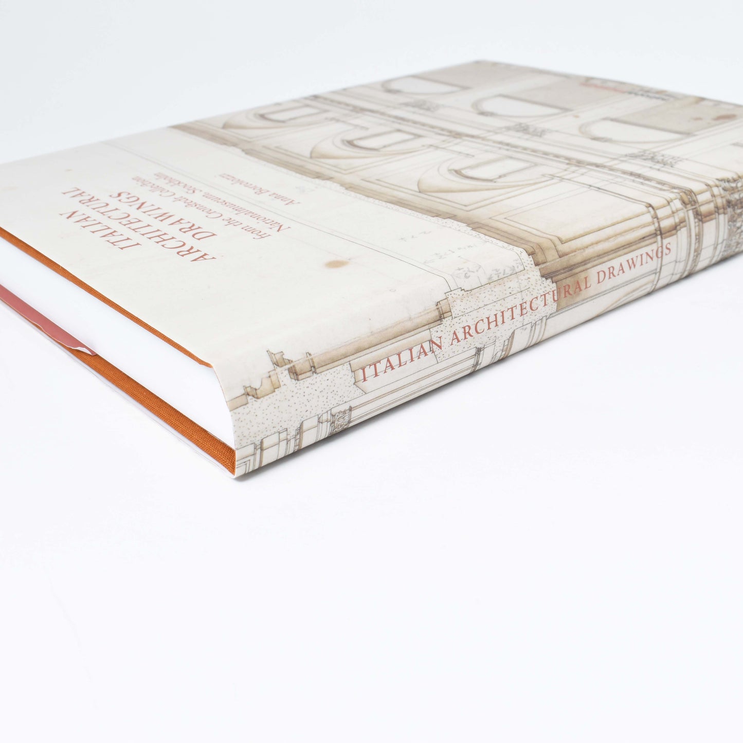 Närbild på omslaget till boken Italian Archictectural drawings