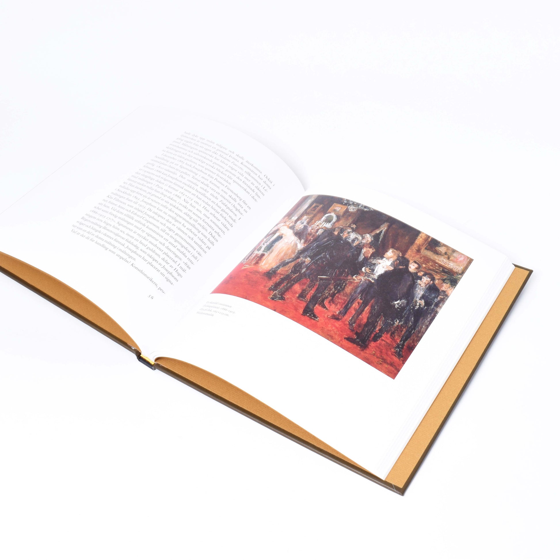 insida till boken enst josephsson med målning av konstnären