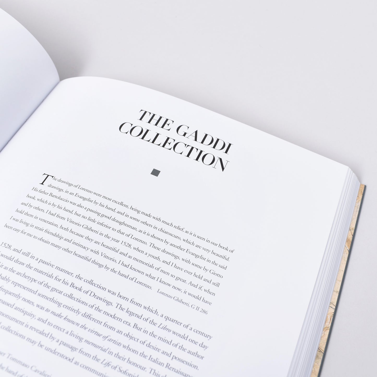 Närbild från Kapitlet the Gaddi Collection i boken om Giorgio Vasari