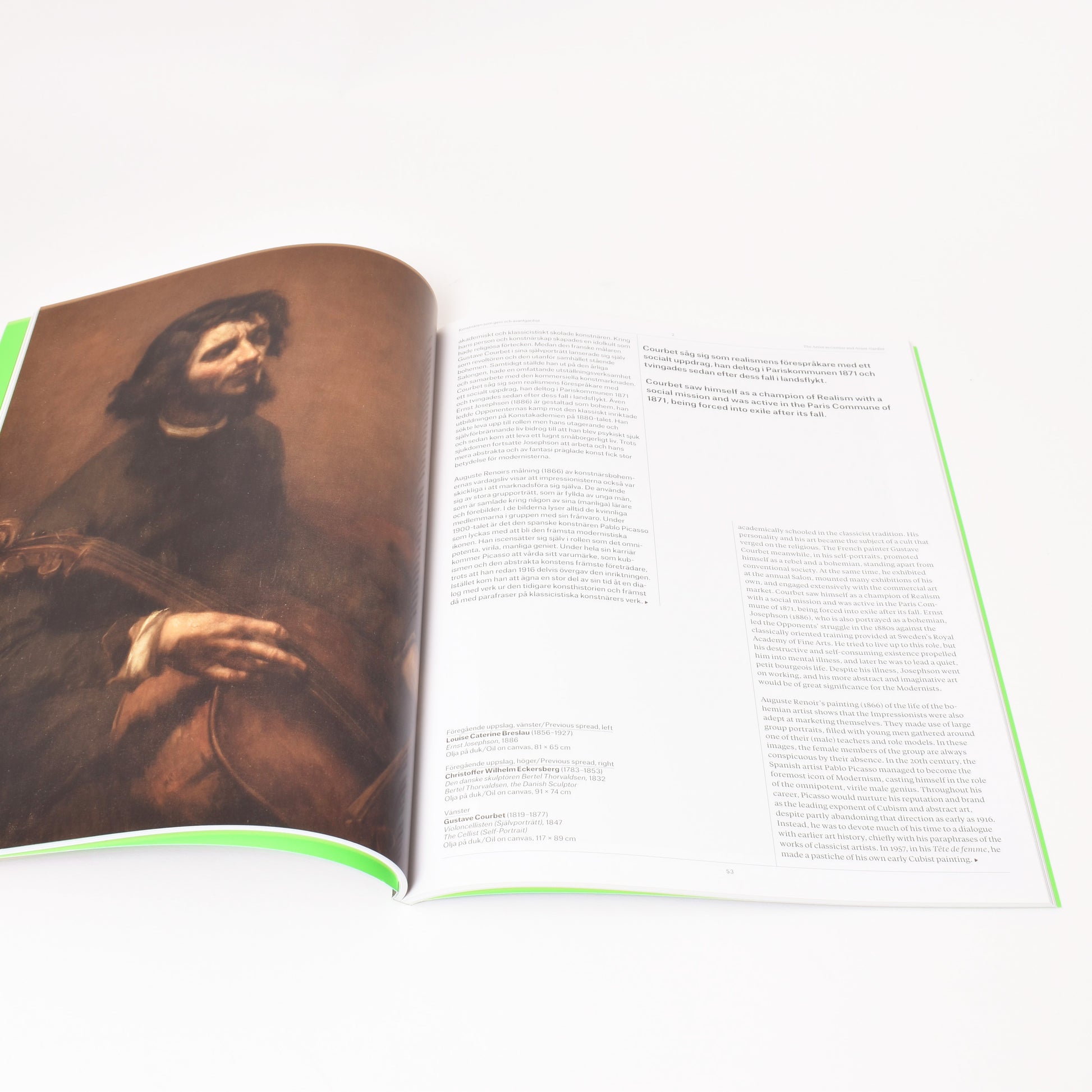 insida i konttidningen konstnären med artikel om gustave courbet