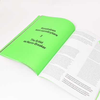 insida i tidningen konstnären med artikel om konstnären som normbrytare