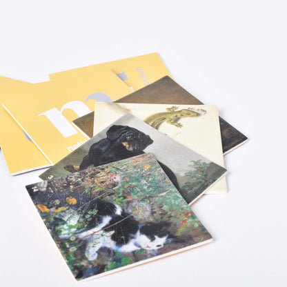 Memoryspelkort med olika djurmotiv från Nationalmuseums samlingar