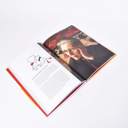 insida i boken pippi på konst av nationalmuseum med illustrerade fåglar