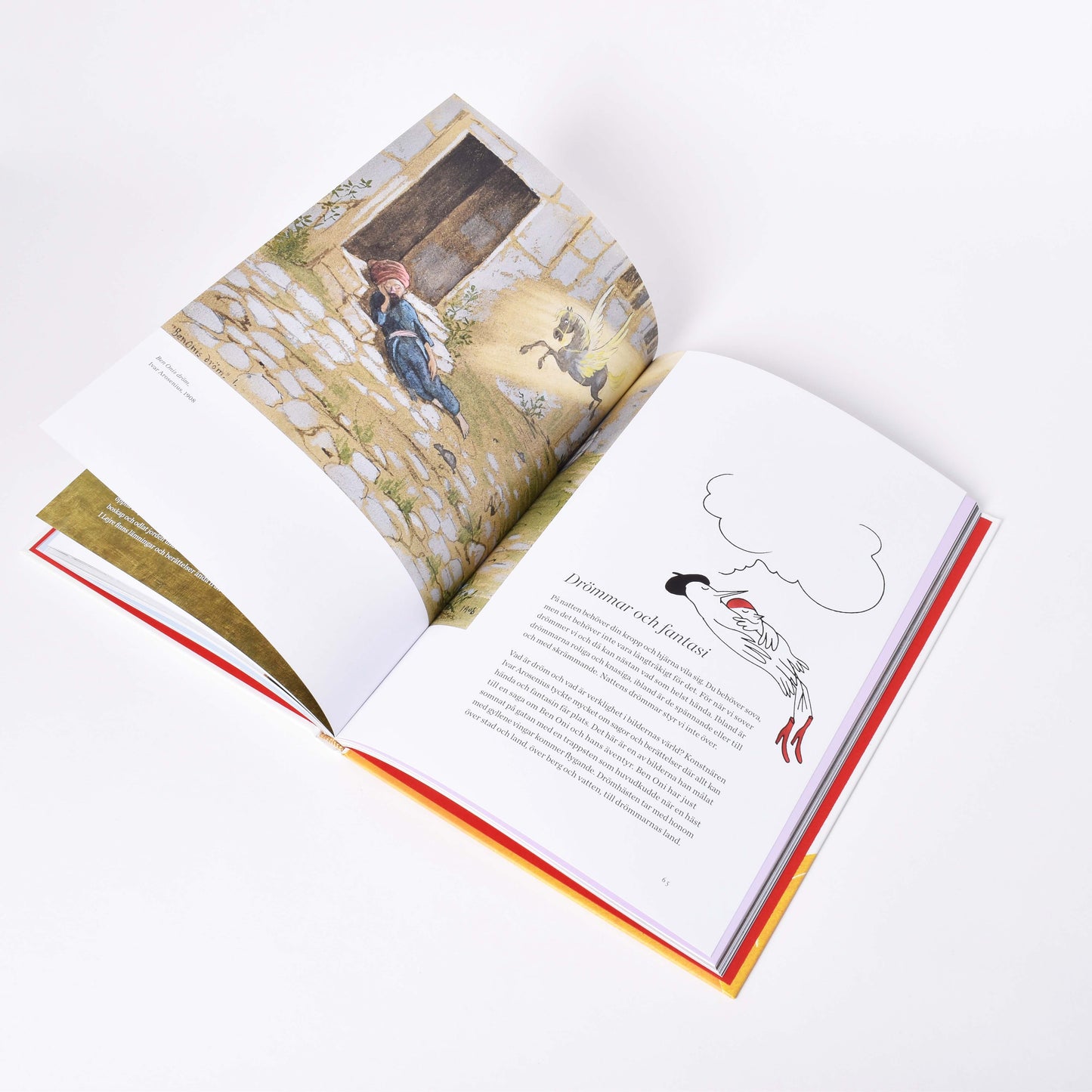 insida i boken pippi på konst av nationalmuseum med bilder från konst i samlingarna