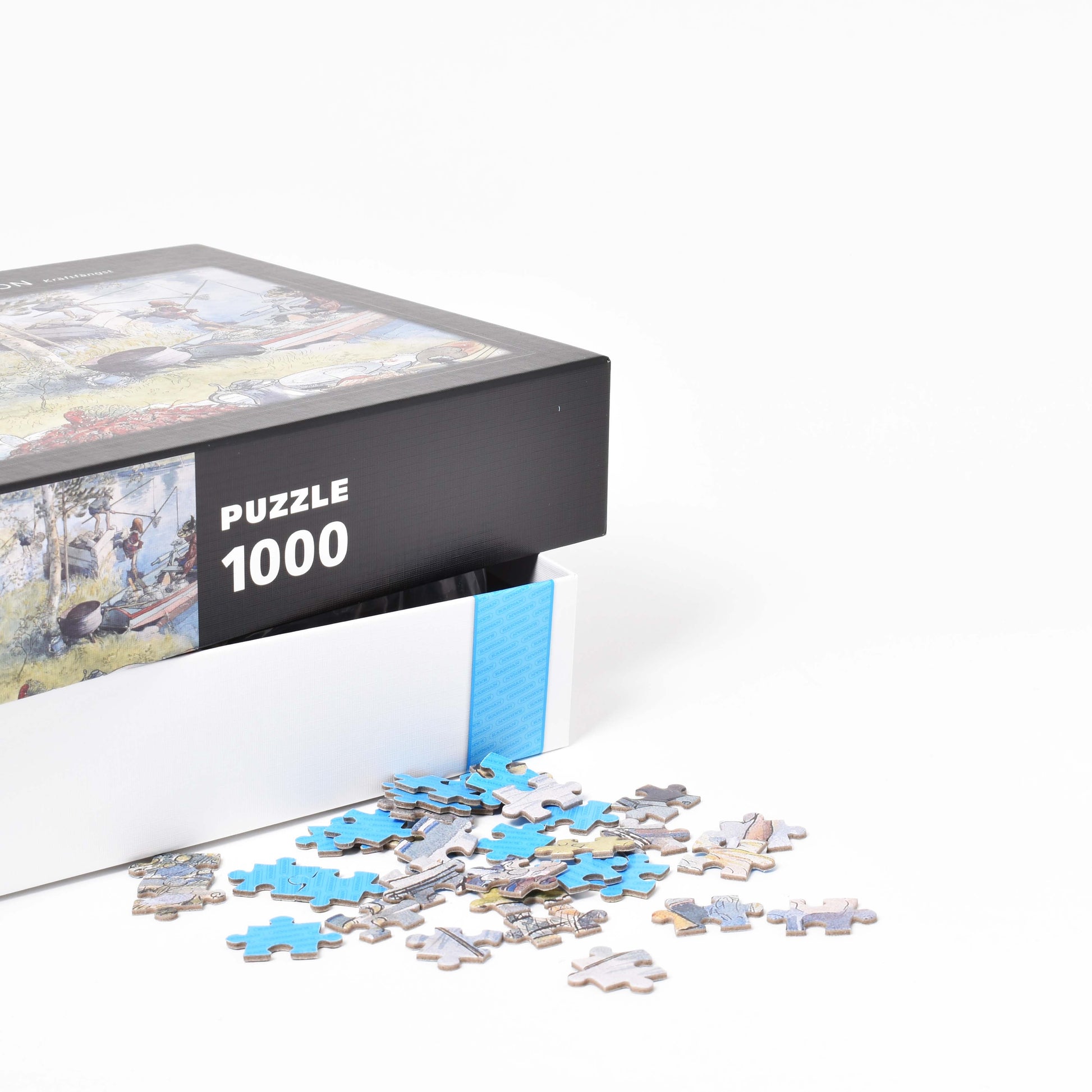 1000 bitars pussel med carl larssons kräftfångst