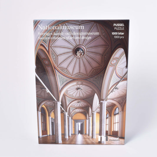 Pussel med motiv av Nationalmuseum interiör