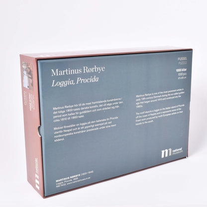 Pussel med motiv av Martinus Rørbyes vackra målning Loggia, Procida