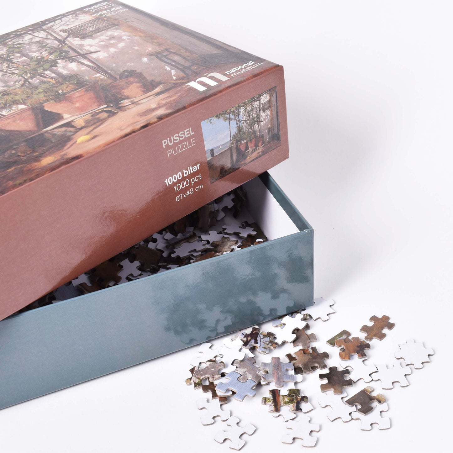 Pussel med motiv av Martinus Rørbyes vackra målning Loggia, Procida