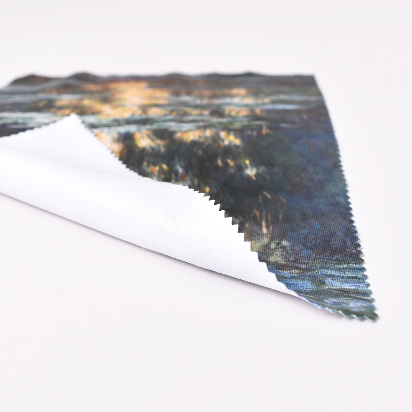 Putsduk för glasögon med vit undersida